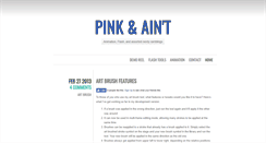 Desktop Screenshot of blog.pinkandaint.com